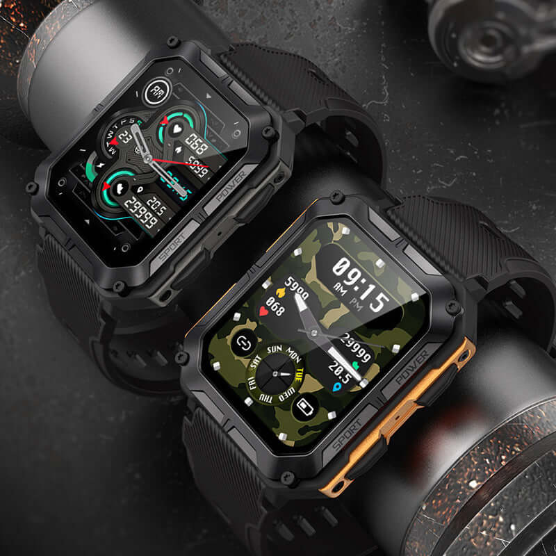 Sport Smart Watch with Bluetooth Calling and Fitness Tracking Features for Outdoor Enthusiasts