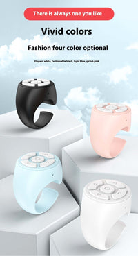 Smart Ring Remote Control - Hands-Free TikTok &amp; Camera Control