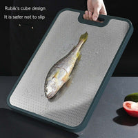 Ebony Thick 304 Stainless Steel Double-sided Cutting Board