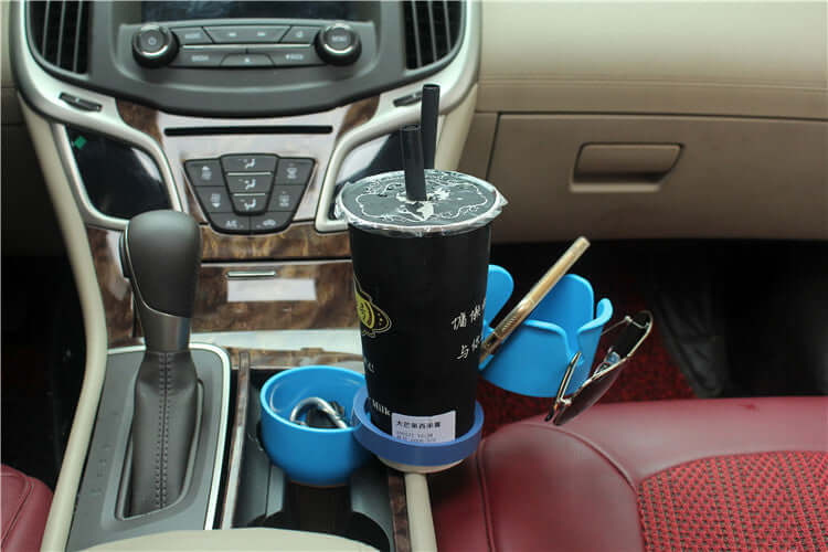 Rotating Storage Cup Holder - Adjustable Organizer for Car Essentials & Drinks