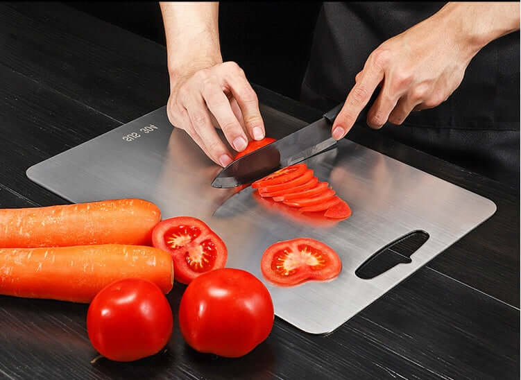 Premium Stainless Steel Cutting Board - Durable, Hygienic, Modern