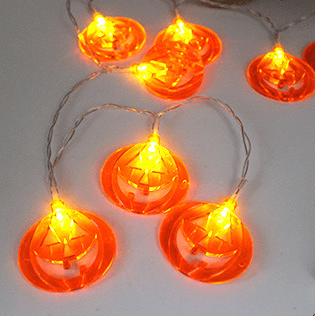 Halloween Pumpkin LED Lantern - Spooktacular String Lights