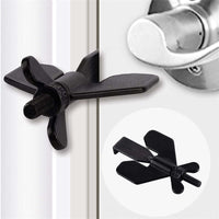 Portable hotel door lock for travel self-defense and safety use.