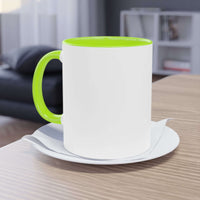 Tasse à café bicolore, 11 oz