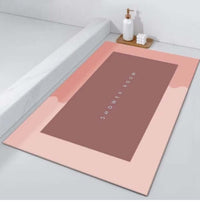 Tapis absorbant pour les pieds en terre de diatomées douce