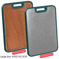 Ebony Thick 304 Stainless Steel Double-sided Cutting Board