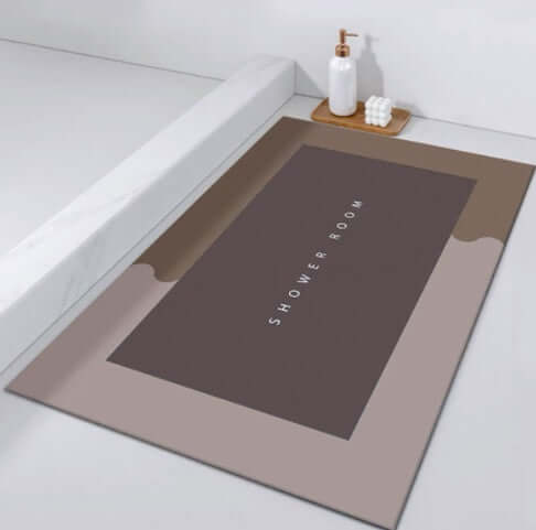 Tapis absorbant pour les pieds en terre de diatomées douce