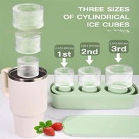 Chill Drinks to Perfection: Stanley Tumbler Multi-Size Cylinder Ice Cube Tray