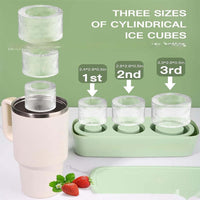 Chill Drinks to Perfection: Stanley Tumbler Multi-Size Cylinder Ice Cube Tray