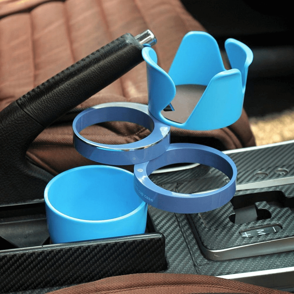 Rotating Storage Cup Holder - Adjustable Organizer for Car Essentials & Drinks