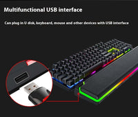 RGB Keyboard Support Wristband High Rebound Luminous Machinery Keyboard Support