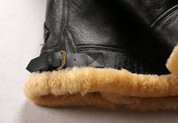 Conquer Winter in Style: B31850 Men's Shearling Bomber Jacket