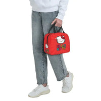 Benutzerdefinierte Hello Kitty Cat Lunchtasche, auslaufsichere Kühltasche, wärmeisoliert, Bento-Box für Frauen und Kinder, Picknick, Reise-Lebensmittel-Tragetaschen