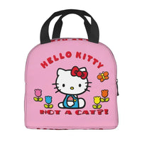 Benutzerdefinierte Hello Kitty Cat Lunchtasche, auslaufsichere Kühltasche, wärmeisoliert, Bento-Box für Frauen und Kinder, Picknick, Reise-Lebensmittel-Tragetaschen