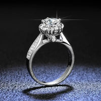 Women's Luxury PT950 Platinum Ring Eternal Wedding Ring Real GRA VVS 1 Carat Moissanite Diamond Ring Fine Jewelry