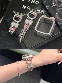 Hello Kitty Rhinestone Metal Apple Watch Band