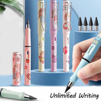 22 STK Kawaii Ewiger Bleistift Unbegrenztes Schreiben für Kinder Kunst Skizze Niedlicher Stift Ohne Anspitzen Zeichnen Schulbedarf Schreibwaren