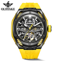 Top Luxury Men's Watches Personalized Fashion Hollow Out Fully Automatic Mechanical Watch Waterproof Luminous Wristwatch