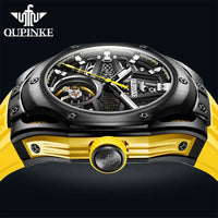 Top Luxury Men's Watches Personalized Fashion Hollow Out Fully Automatic Mechanical Watch Waterproof Luminous Wristwatch