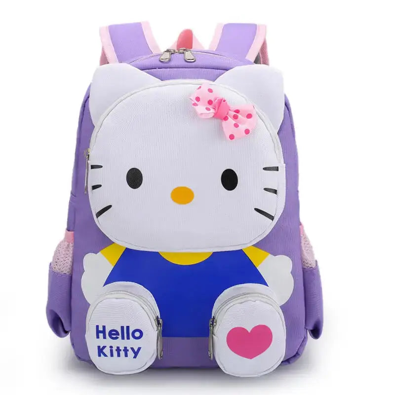 Sac à dos mignon Hello Kitty dessin animé enfants Anime Spiderman 3D sac à dos sac d'école étanche sac d'étudiant pour fille garçons