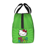 Benutzerdefinierte Hello Kitty Cat Lunchtasche, auslaufsichere Kühltasche, wärmeisoliert, Bento-Box für Frauen und Kinder, Picknick, Reise-Lebensmittel-Tragetaschen