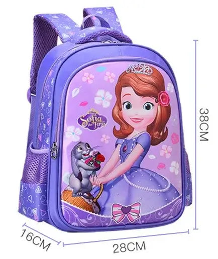 Sac à dos Disney Frozen Elsa Anna Snow Queen mignon sacs à dos enfants sac d'école sac à dos respirant filles cadeau