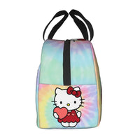 Benutzerdefinierte Hello Kitty Cat Lunchtasche, auslaufsichere Kühltasche, wärmeisoliert, Bento-Box für Frauen und Kinder, Picknick, Reise-Lebensmittel-Tragetaschen