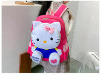 Sac à dos mignon Hello Kitty dessin animé enfants Anime Spiderman 3D sac à dos sac d'école étanche sac d'étudiant pour fille garçons