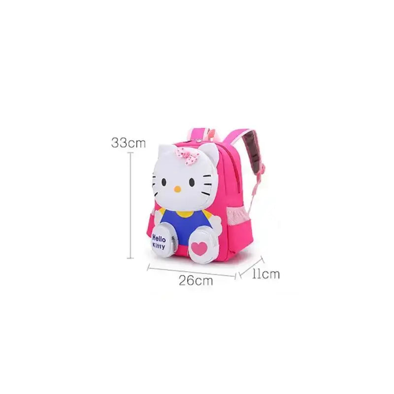 Sac à dos mignon Hello Kitty dessin animé enfants Anime Spiderman 3D sac à dos sac d'école étanche sac d'étudiant pour fille garçons