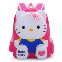 Sac à dos mignon Hello Kitty dessin animé enfants Anime Spiderman 3D sac à dos sac d'école étanche sac d'étudiant pour fille garçons