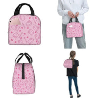 Sacs à lunch isolés Hello Kitty Cartoon Conteneur à lunch haute capacité Sac thermique Boîte à lunch Fourre-tout École Extérieur Fille Garçon