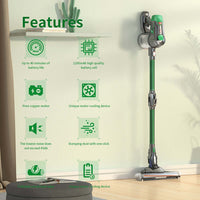 Cordless Powerhouse: Handheld Vacuum for Homes & Cars with Foldable Tube