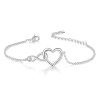 Herzförmiges Armband, Modeschmuck, vielseitiges Liebesarmband, Geschenk für die Freundin zum Valentinstag