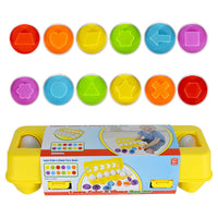 Jouet éducatif d'apprentissage pour bébé Jouets intelligents pour œufs Jeux de trieurs de formes Jouets Montessori pour enfants