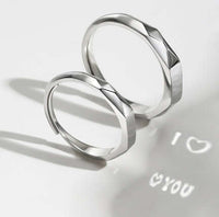 Surprise Love Projection Ring: Unique 925 Sterling Silver Jewelry for Couples