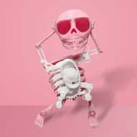 3D Printed Mini Skull: Fun & Customizable Decompression Toy (Lucky Charm!)