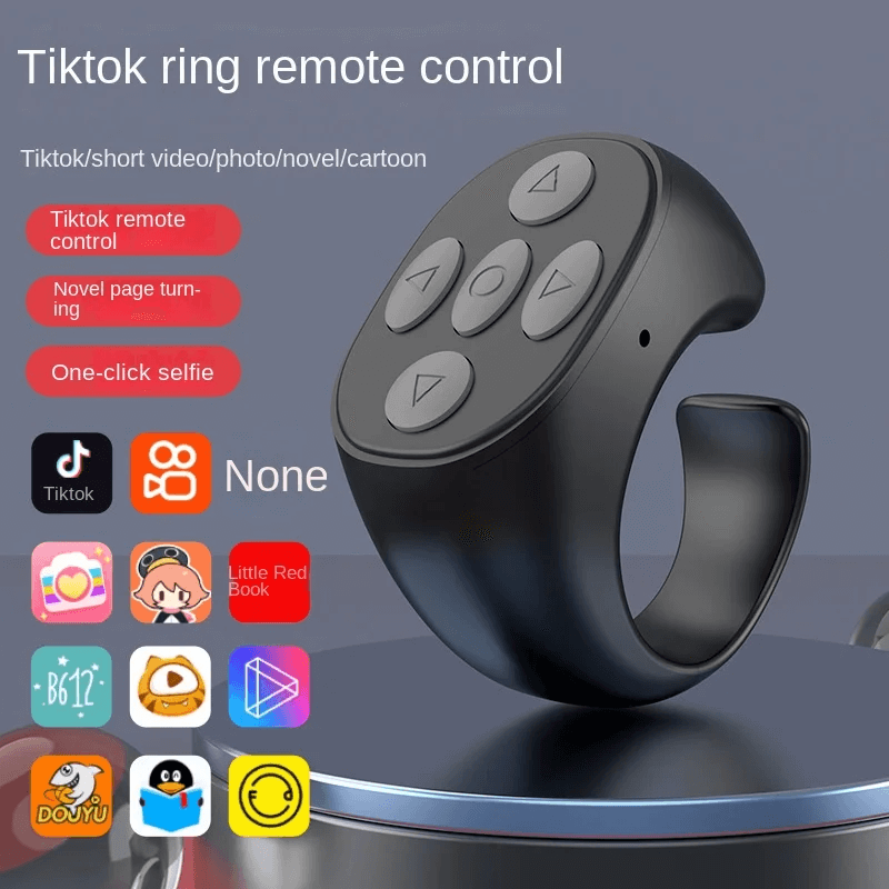 Mobile Phone Bluetooth Remote Control With Charging Compartment